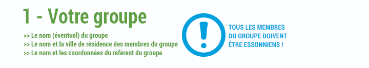 1 - Votre groupe