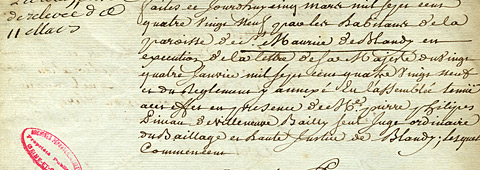 cahier de doléances de la commune de Blandy cahier de doléances de la commune de Blandy