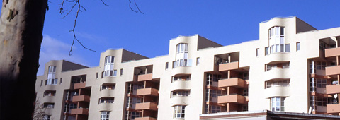 Vue exterieure de logements à Evry Vue exterieure de logements à Evry