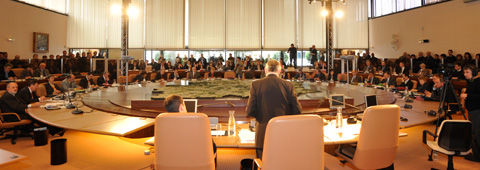 Prise de vue de la salle des délibérations du Conseil général de l'Essonne lors d'une séance publique Prise de vue de la salle des délibérations du Conseil général de l'Essonne lors d'une séance publique