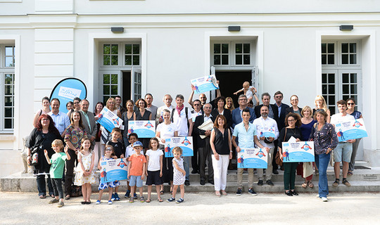 Les lauréats du concours Action pour la planète 2017, le 31 mai 2017 au Domaine départemental de Montauger©DR