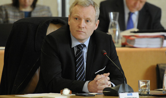 Christophe Hillairet, président de la chambre d’agriculture interdépartementale d’Ile-de-France, à l'assemblée départementale du 14 mars 2016