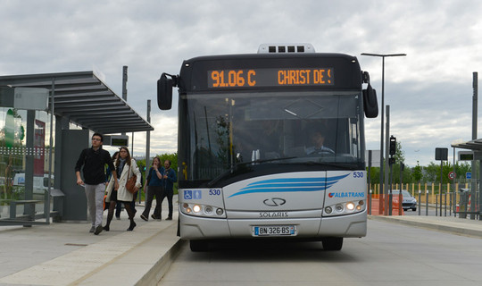 Le bus 91.06 direction Christ de Saclay © DR