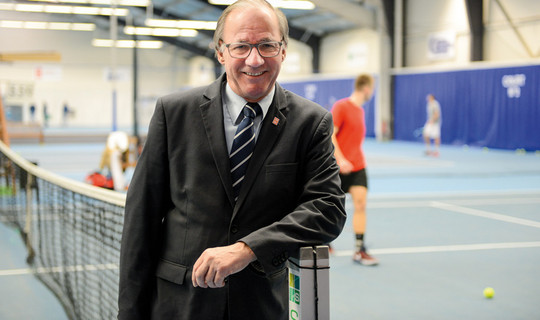 Patrice Le Cojan, président de la ligue de tennis de l'Essonne
