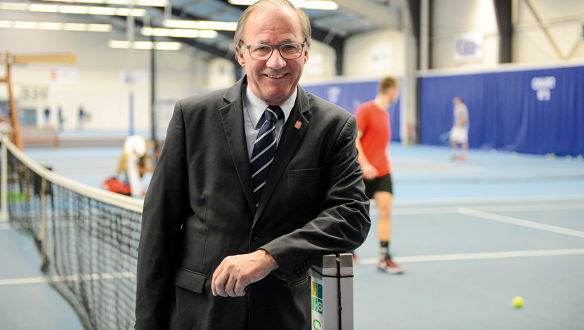 Patrice Le Cojan, président de la ligue de tennis de l'Essonne