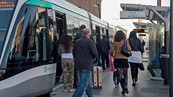 Le tramtrain à Athis-Mons