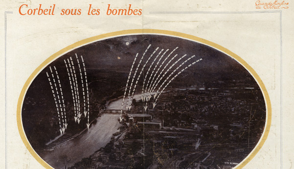 Un des documents d'archives qui retrace le bombardement de Corbeil © Archives départementales de l'Essonne