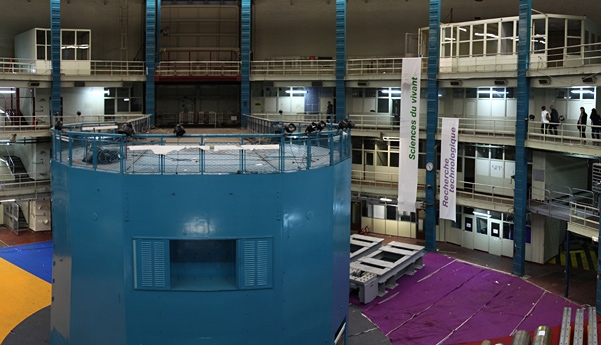 L'intérieur du réacteur nucléaire EL3 (D.R. CEA)